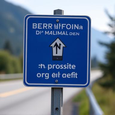 Schild an einer Schweizer Grenzübergangsstelle, das auf den Verkauf der Vignette hinweist.